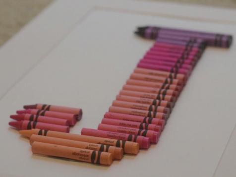 How to Make a Crayon Letter