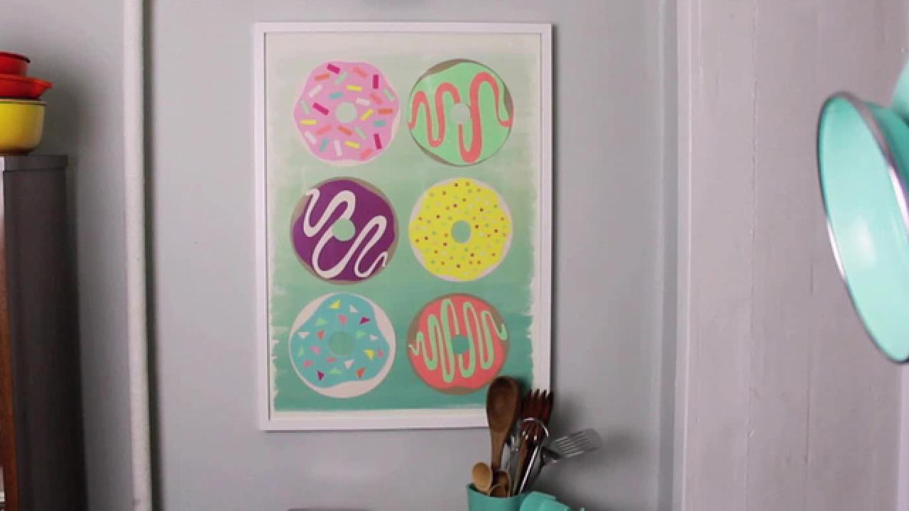 Yummy Doughnut Pop Art