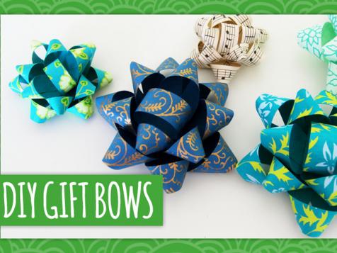 DIY Paper Gift Bows