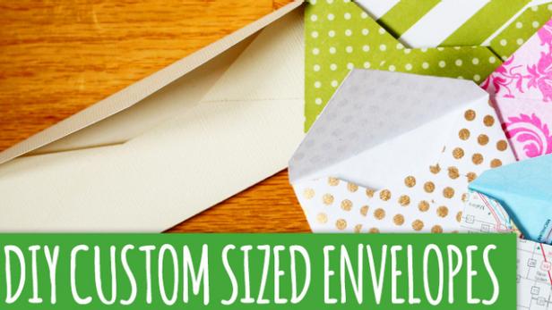 How to Make Any Size Envelope Video | HGTV