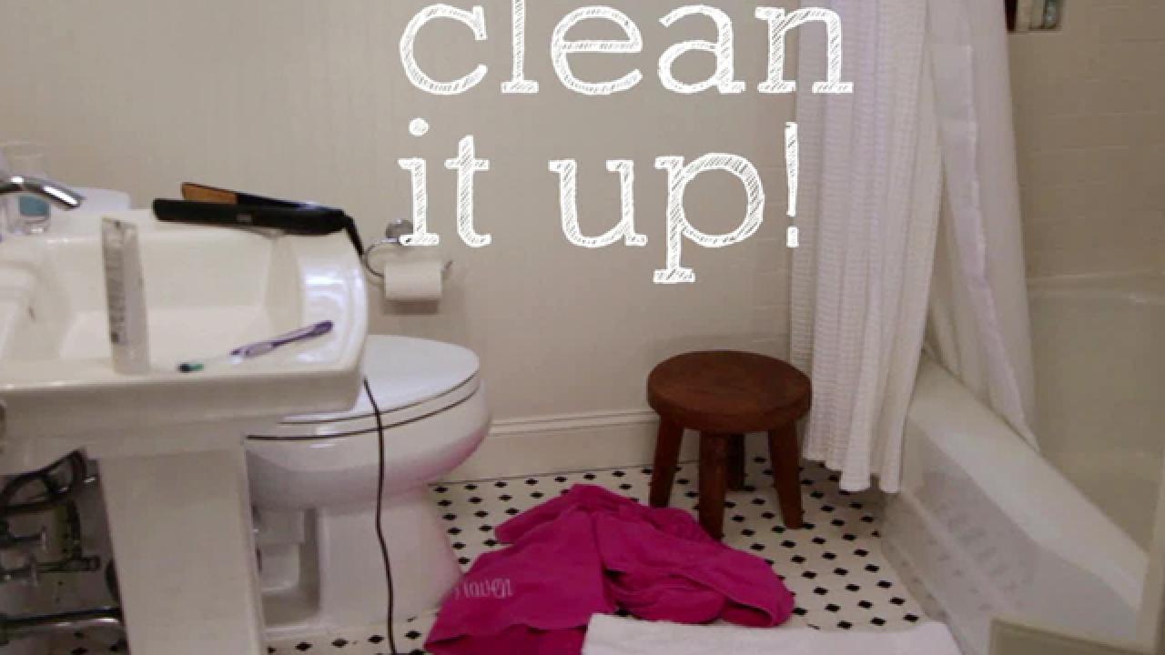 A Clean Bathroom in 5 Minutes