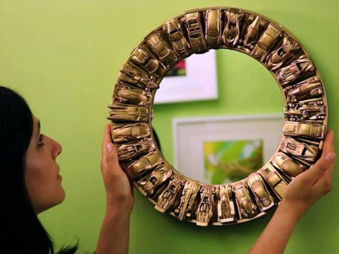 Upcycled Toy Car Mirror