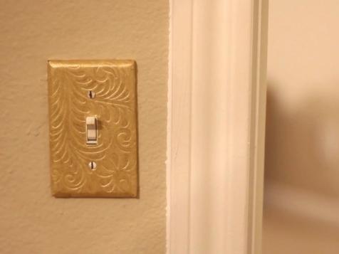 Patterned Light Switch Plates