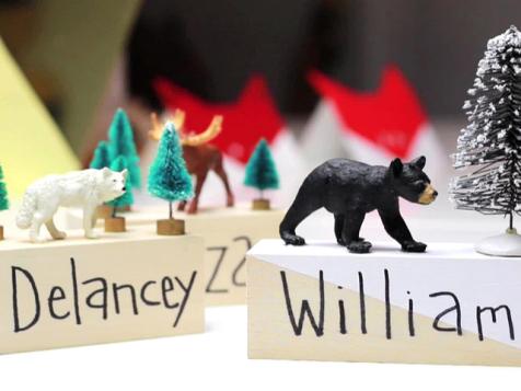Woodland Creature Place Cards