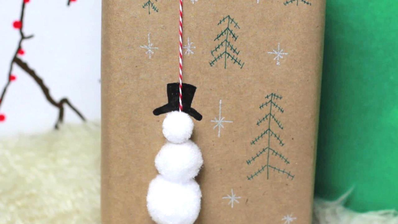Festive Snowman Gift Wrapping