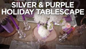 Pastel Holiday Table Setting