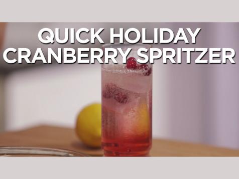 Festive Cranberry Spritzer