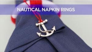 How to Make Nautical Napkin Rings