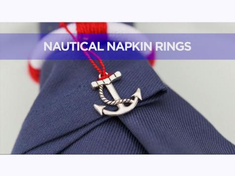 How to Make Nautical Napkin Rings