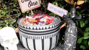 Outdoor Halloween Candy Bowl