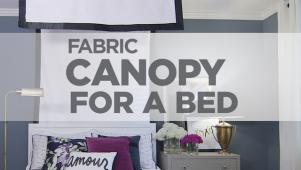 Easy DIY Canopy Bed