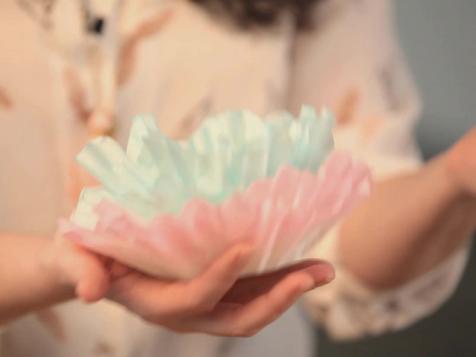 Dip-Dyed Coffee Filter Flowers