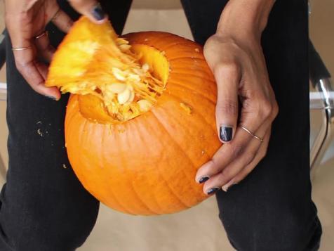 DIY Drilled Pumpkins