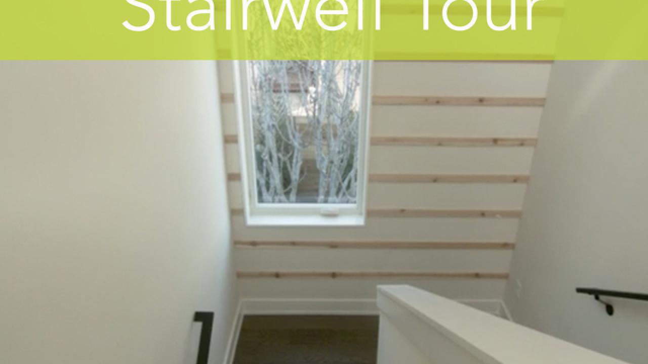 Smart Stairwell Design from HGTV Smart Home 2015
