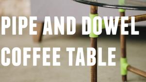 DIY PVC Pipe Coffee Table