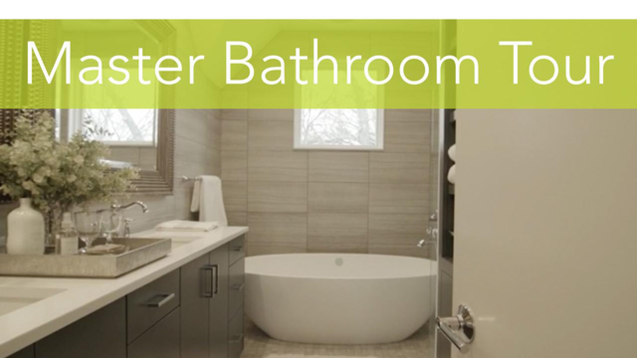 Tour the Master Bathroom from HGTV Smart Home 2015