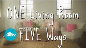 Style a Living Room Five Ways