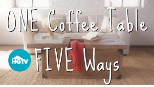 Style a Coffee Table Five Ways