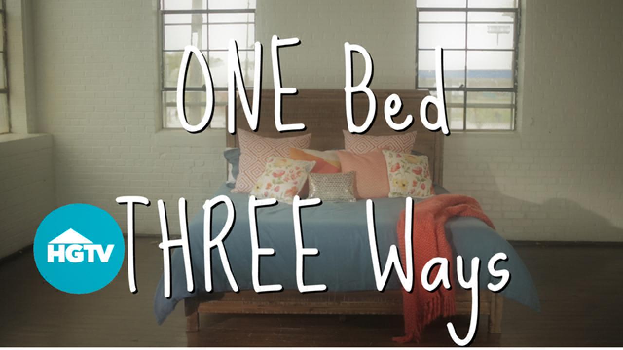 Style a Bed Three Ways