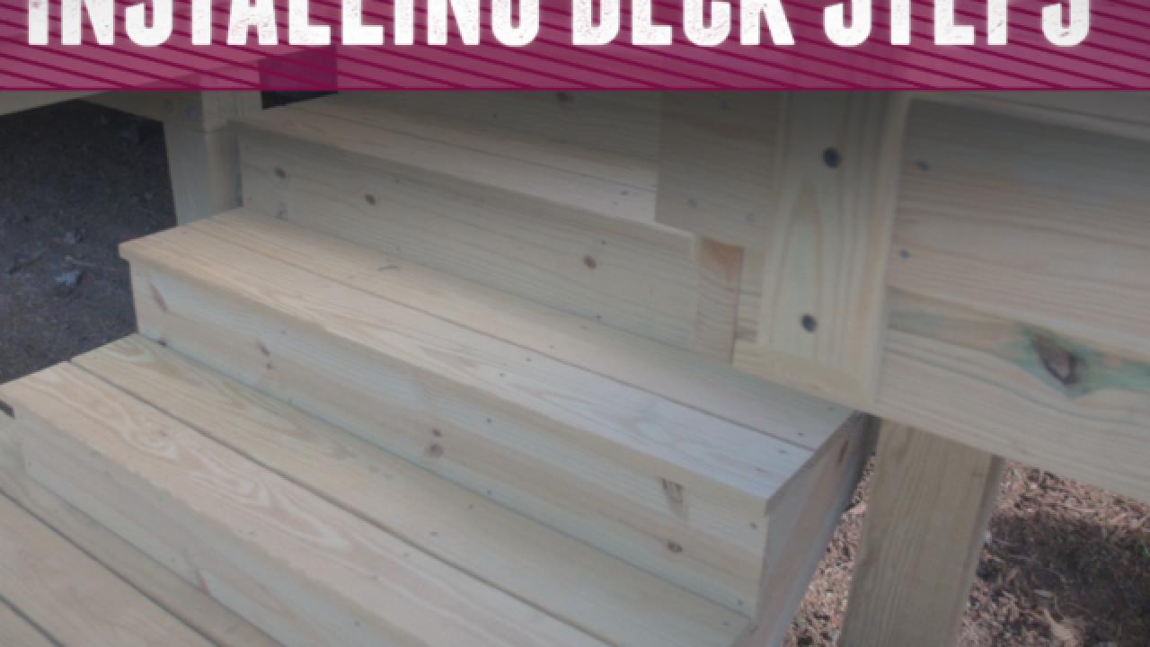 Installing Deck Steps