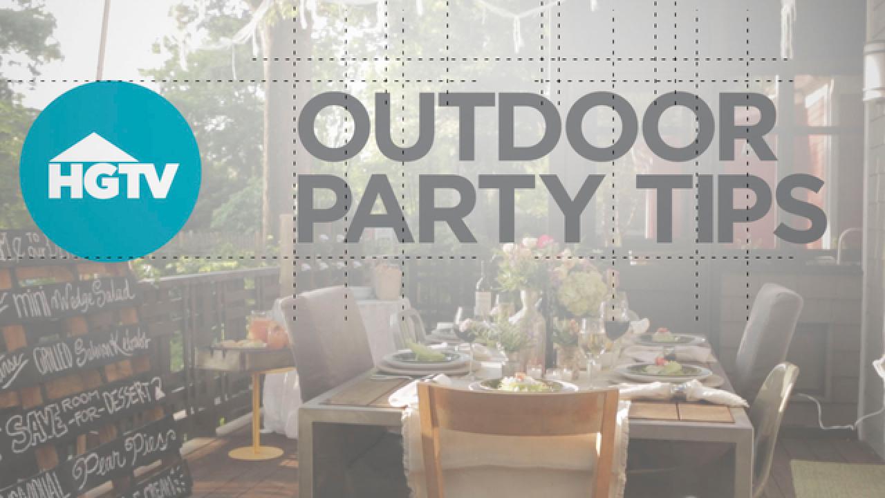 Outdoor Party Tips