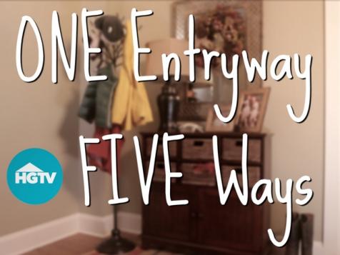 Style an Entryway Five Ways for Fall
