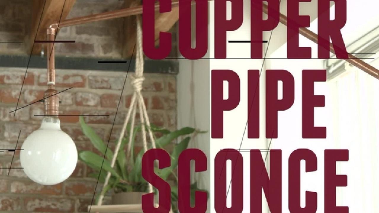 Make a Copper Pipe Sconce