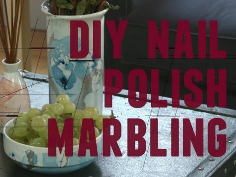 DIY Nail Polish Marbling