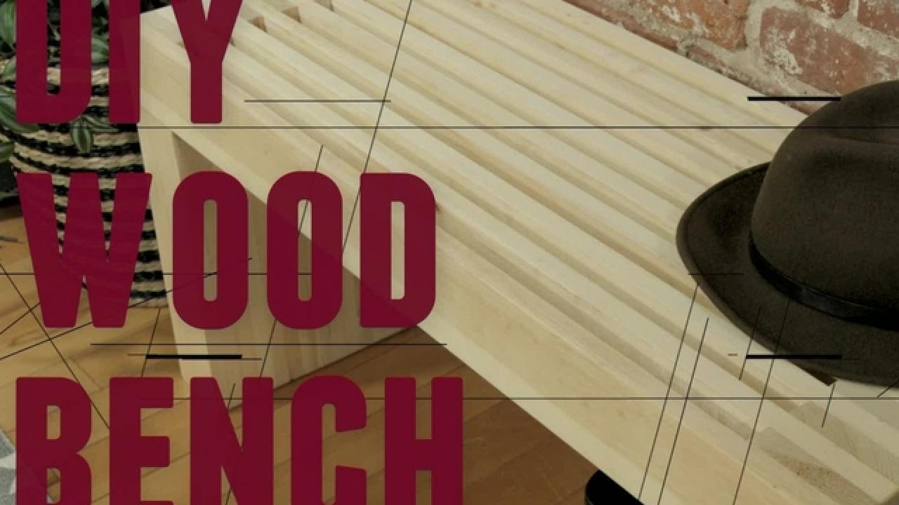 How To Make a Modern Wood Bench