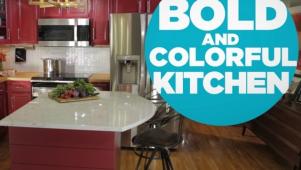 Bold and Colorful Kitchen