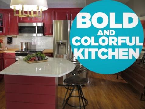 Bold and Colorful Kitchen