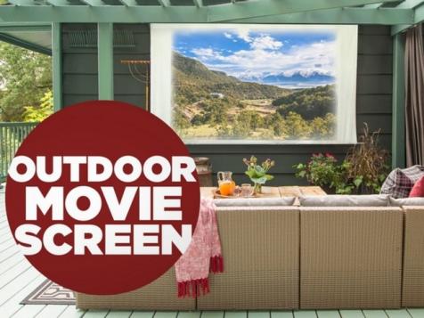 DIY Outdoor Movie Screen