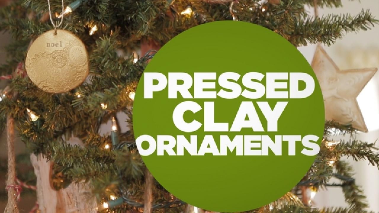 Pressed Clay Ornaments