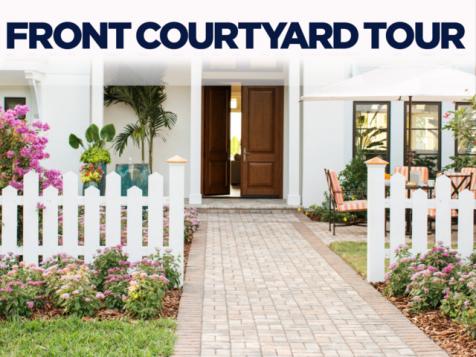 Tour the HGTV Dream Home 2016 Front Courtyard