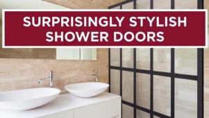 Surprisingly Stylish Shower Doors