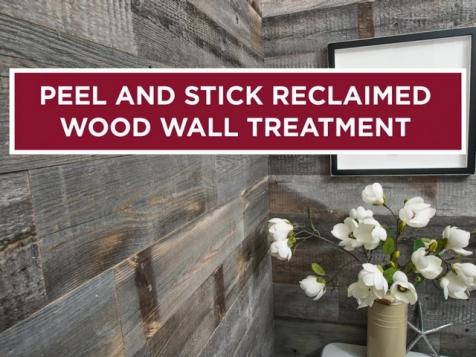 Peel and Stick Wall Treatment