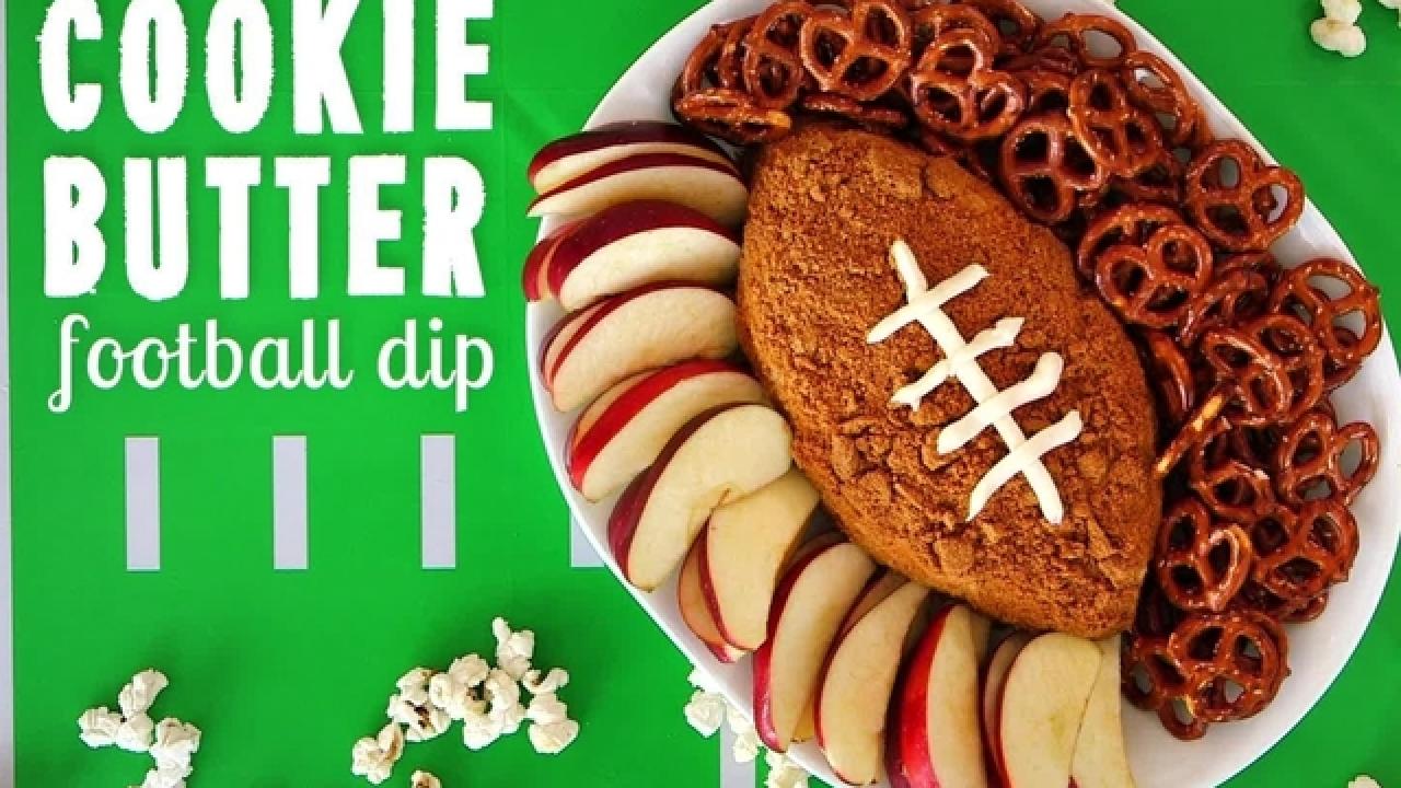Cookie Butter Football Dip