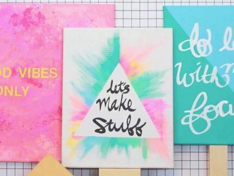 Meg's 3 Pinterest Art DIYs