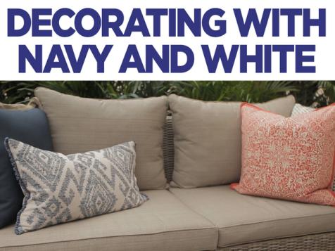 Decorating with Navy and White