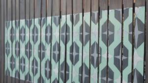 Custom-Painted Fence Mural