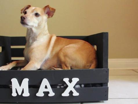 DIY Personalized Dog Bed