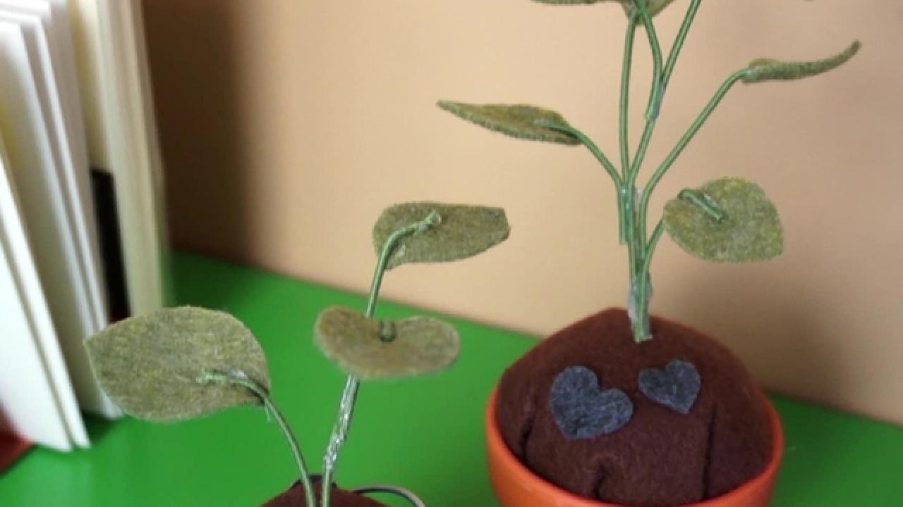 DIY Felt Plant