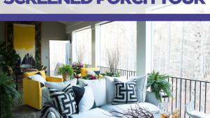 Screened Porch Tour from HGTV Smart Home 2016