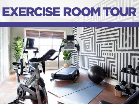 Exercise Room Tour from HGTV Smart Home 2016