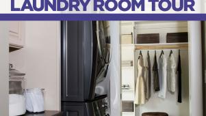 Master Closet and Laundry Room from HGTV Smart Home 2016