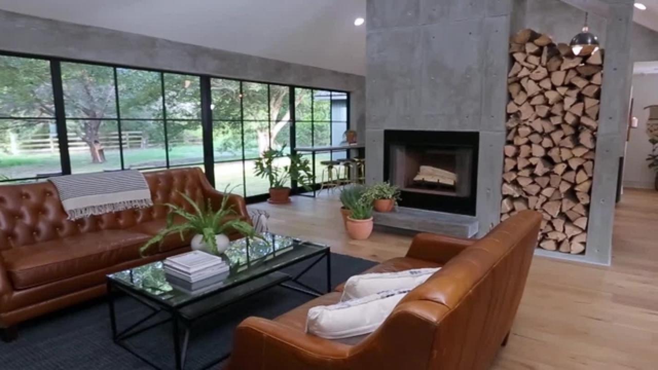 Modernist Open Living Room
