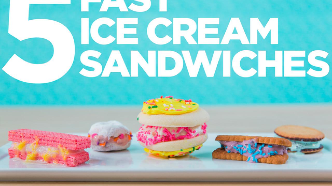 5 Fast Ice Cream Sandwiches