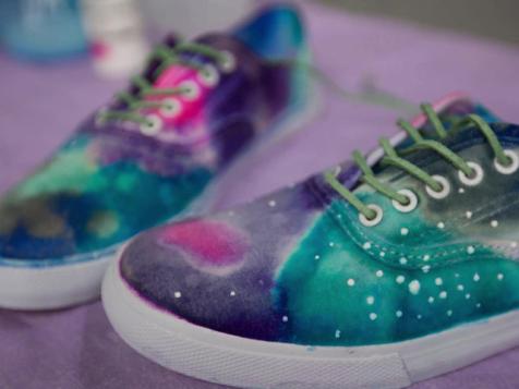 Galaxy-Print Sneakers
