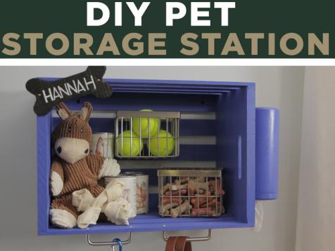 DIY Pet Storage Station