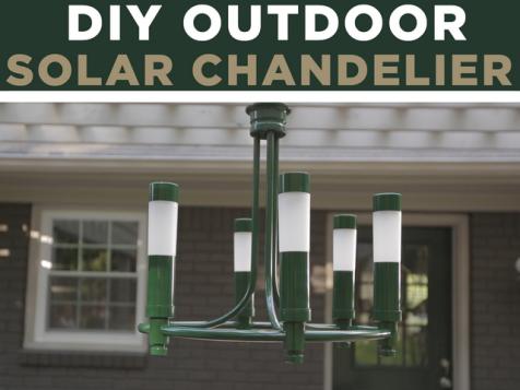 DIY Solar Chandelier